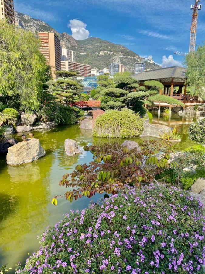 Luxurious Flat At 5 Min By Walk To Monaco, Free Parking And Sea View Apartment Beausoleil Bagian luar foto