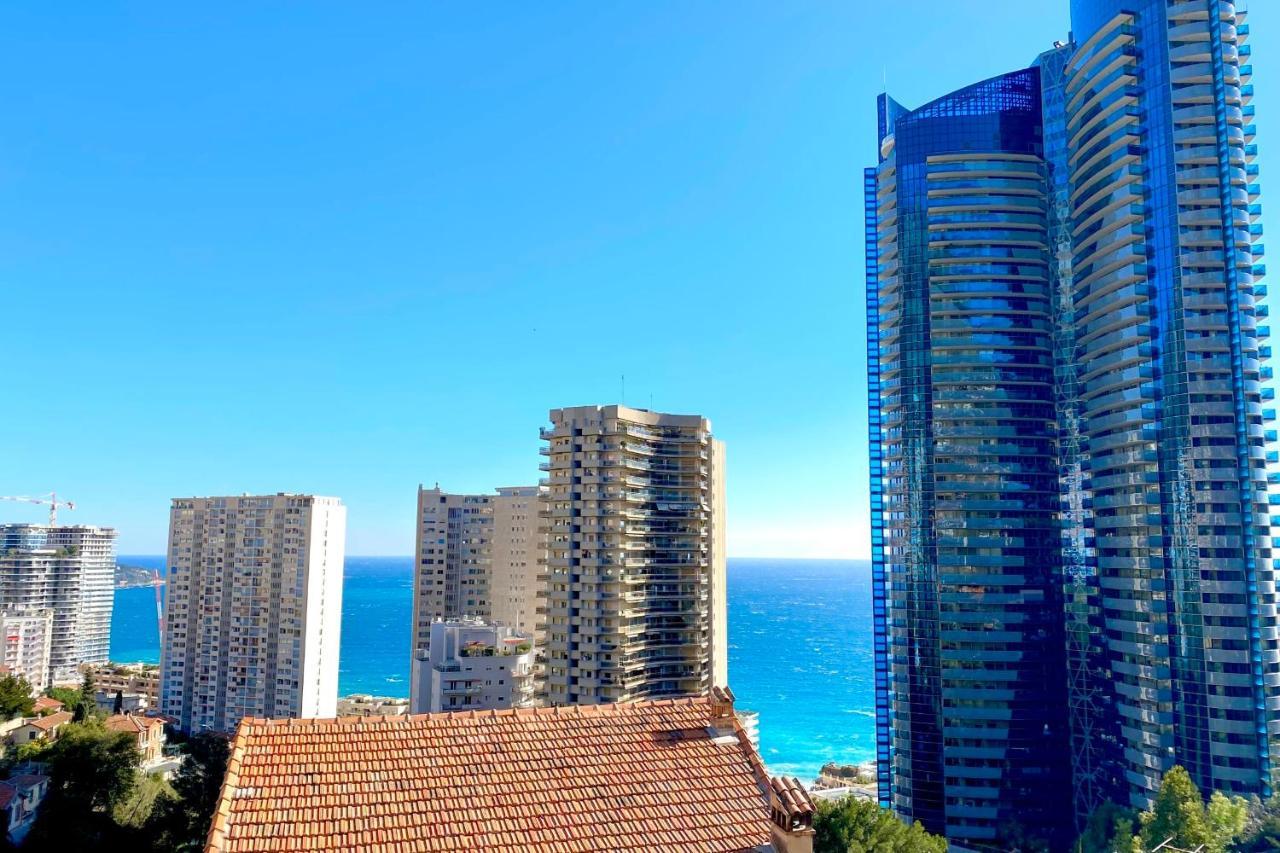 Luxurious Flat At 5 Min By Walk To Monaco, Free Parking And Sea View Apartment Beausoleil Bagian luar foto
